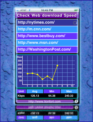 Check Web download speed image